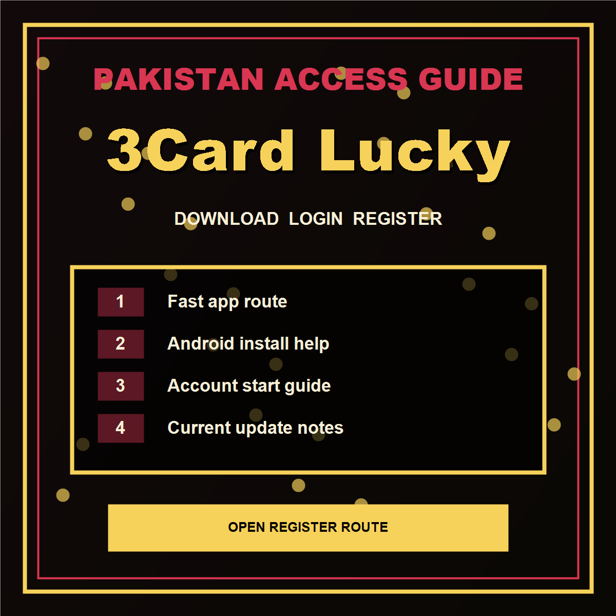 3Card Lucky APK download and Android error-fix guide